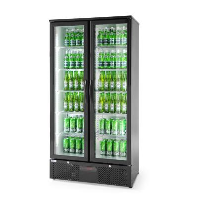 Dvoudveřová chladnička do baru, Arktic, 384L, Černá, 230V/365W, 900x530x(H)1820mm | 233931